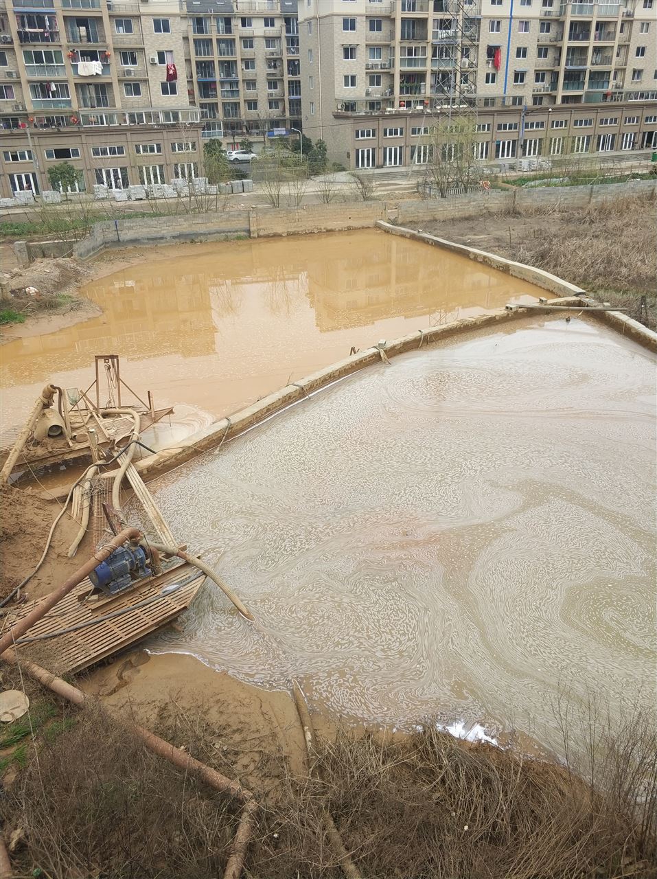 东丰沉淀池淤泥清理-厂区废水池淤泥清淤